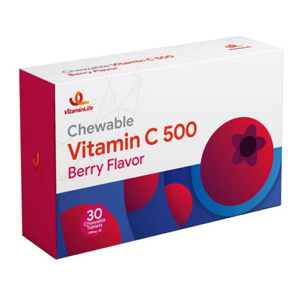 قرص جویدنی ویتامین C 500 میلی گرم