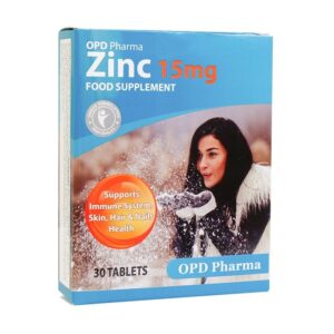 قرص زینک 15 میلی گرم او پی دی فارما 30 عددی