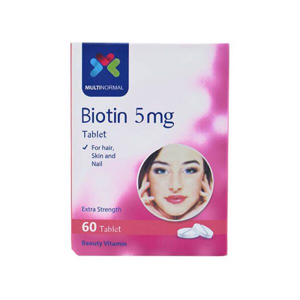 قرص بیوتین 5 میلی گرم مولتی نرمال