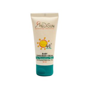 کرم ضد آفتاب کودک مدیسان +SPF40 (پوست حساس) 50 میلی لیتری