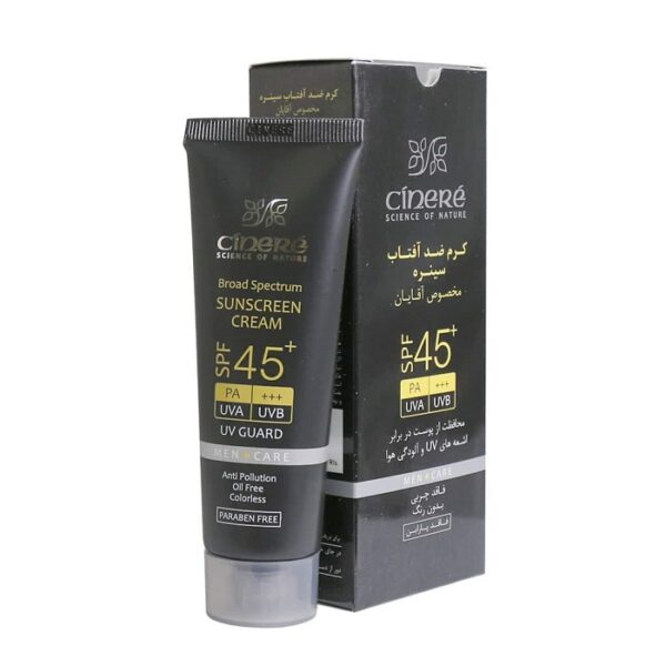 کرم ضد آفتاب آقایان سینره SPF45 حجم 50 میلی لیتری